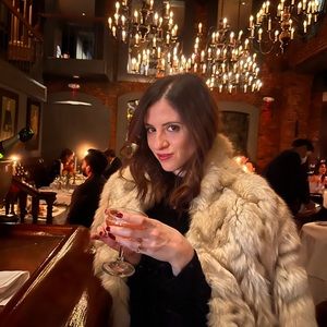 Vintage genuine fur coat from Greece